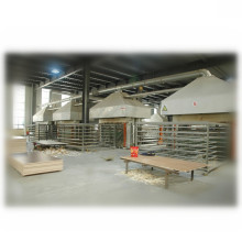 China YUJIE plywood production line and melamine hot press machine of door press machine